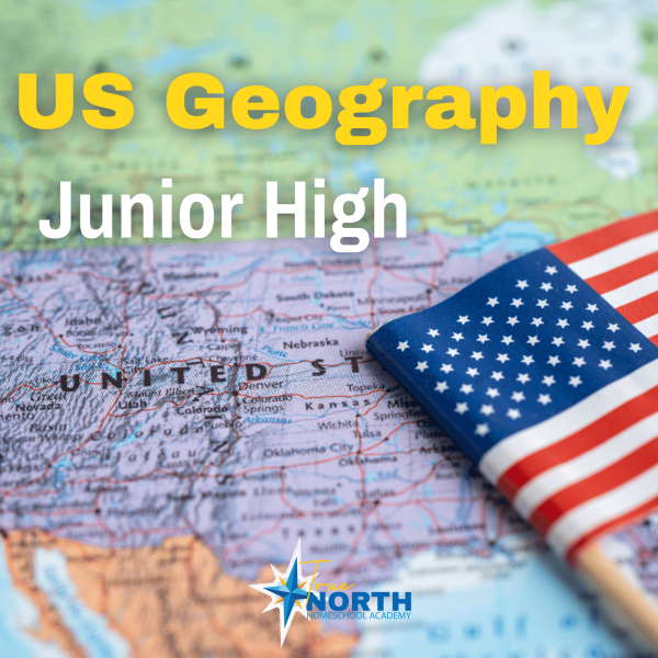 US Geography class online for homeschoolers junior high