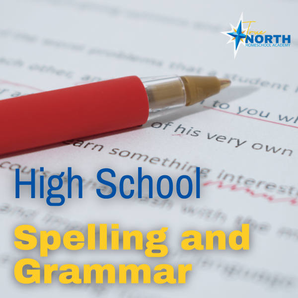 High School Spelling and Grammar will cover a variety of spelling and grammar tips and techniques in 30 weekly class sessions. Students will complete multiple assignments each week to explore phonics, word origins and roots, dictionary skill/vocabulary builders, grammar and punctuation rules, and sentence diagramming — with a bit of cursive writing/penmanship thrown in.