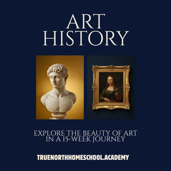 This project-based art history course invites students to explore the story of art through the lens of a Christian worldview. Covering major artistic periods from ancient civilizations to modern movements, students will study how artists throughout history have wrestled with questions of truth, beauty, worship, identity, culture, and human purpose.